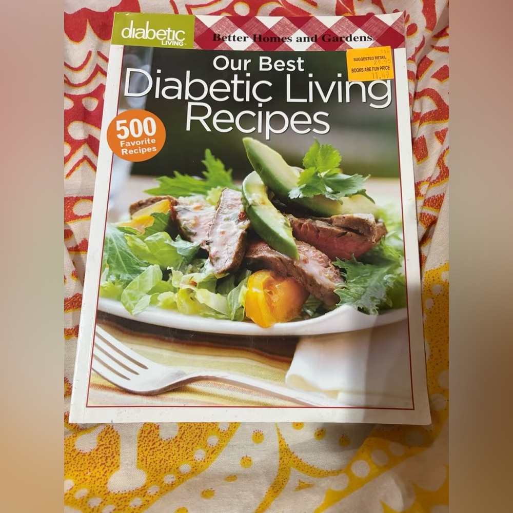 Better Homes And Gardens Diabetic Living Recipes - Green and White Cover